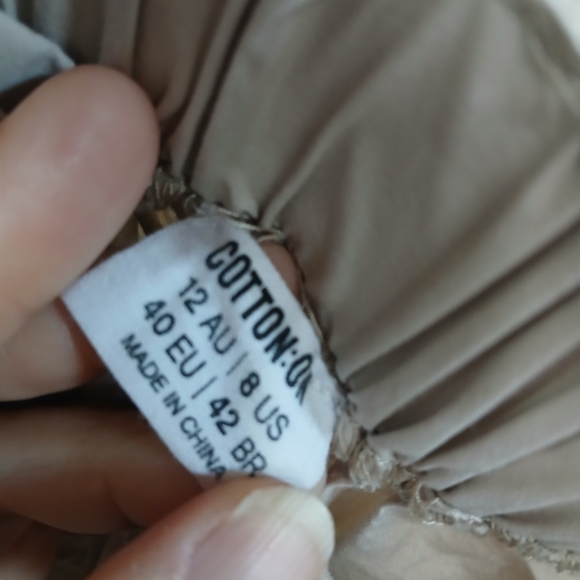 CottonOn Cargo Pants Sz8 Baggy Comfort Lightwieght - Picture 7 of 7